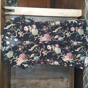 GP&J Baker X H&M Floral & Bird Tunic Dress Cottage Whimsy Garden - Women's 2